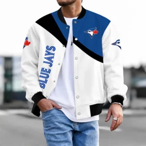 Limited Edition – Customized MLB Toronto Blue Jays Satin Varsity & Baseball Jacket