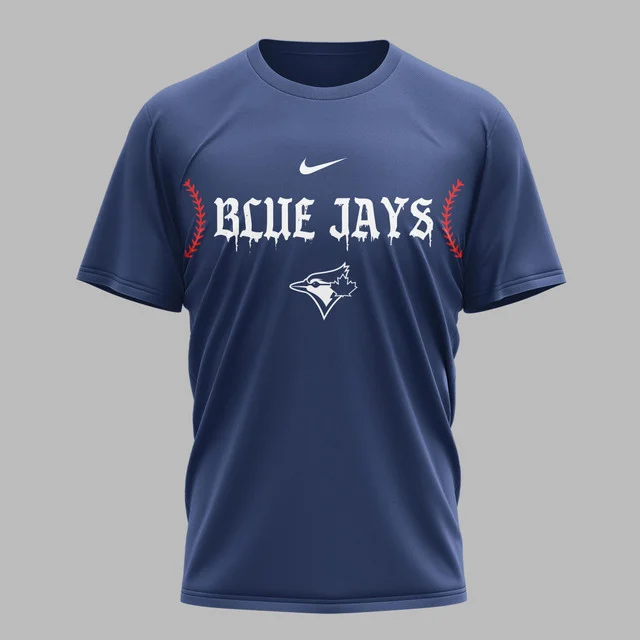 Limited Edition – Customized MLB Toronto Blue Jays Muticolor T-Shirt - Image 4