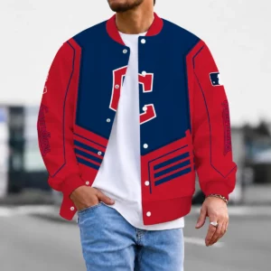 Limited Edition – Customized MLB Cleveland Guardians Satin Varsity & Baseball Jacket