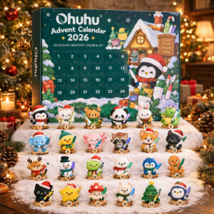 Ohuhu 2026 Advent Calendar Collectible Christmas Ornaments Xmas Gift For Kids