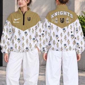 Limited Edition – Customized NHL Vegas Golden Knights V-Neck Zipper Sweatshirt Jacket