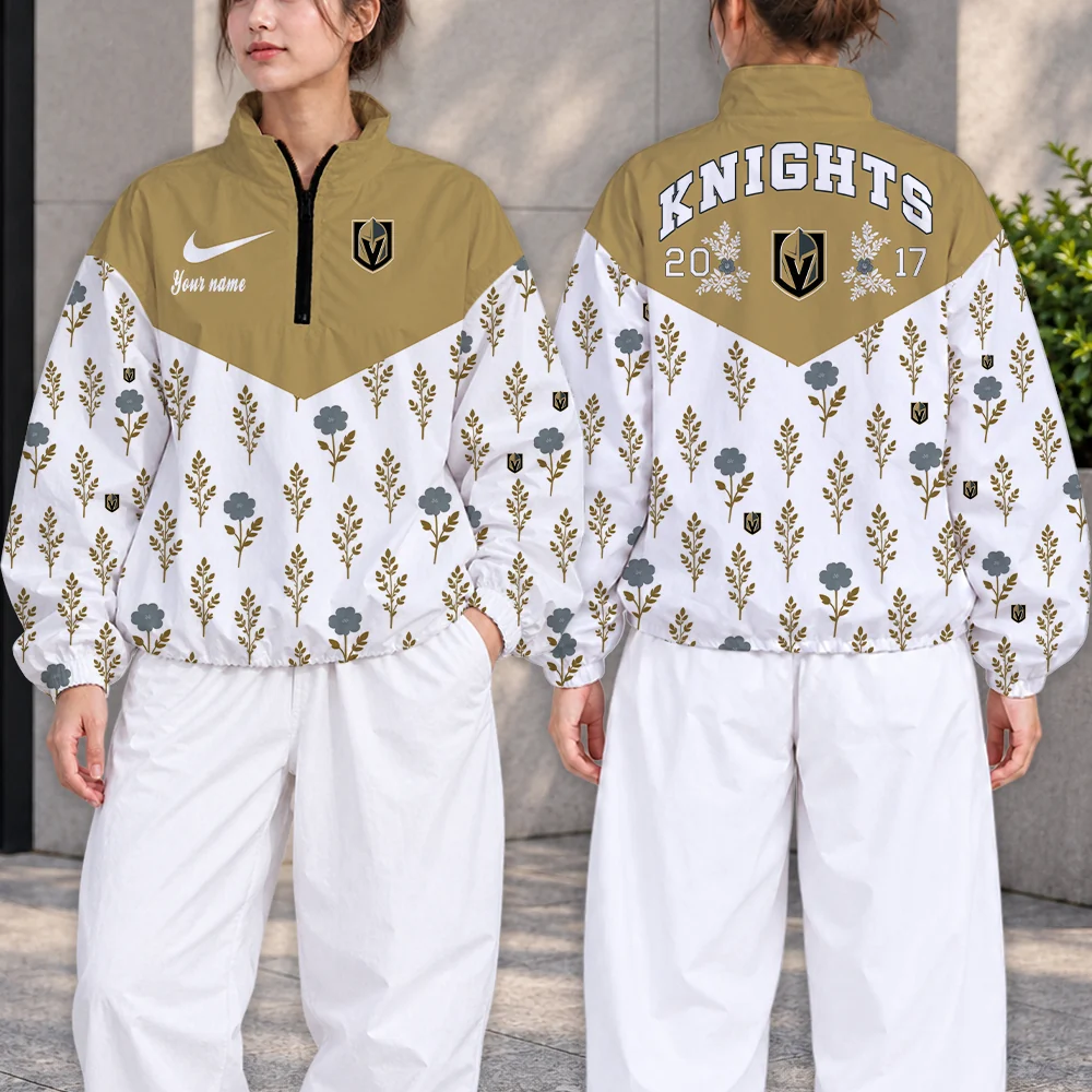 Limited Edition – Customized NHL Vegas Golden Knights V-Neck Zipper Sweatshirt Jacket