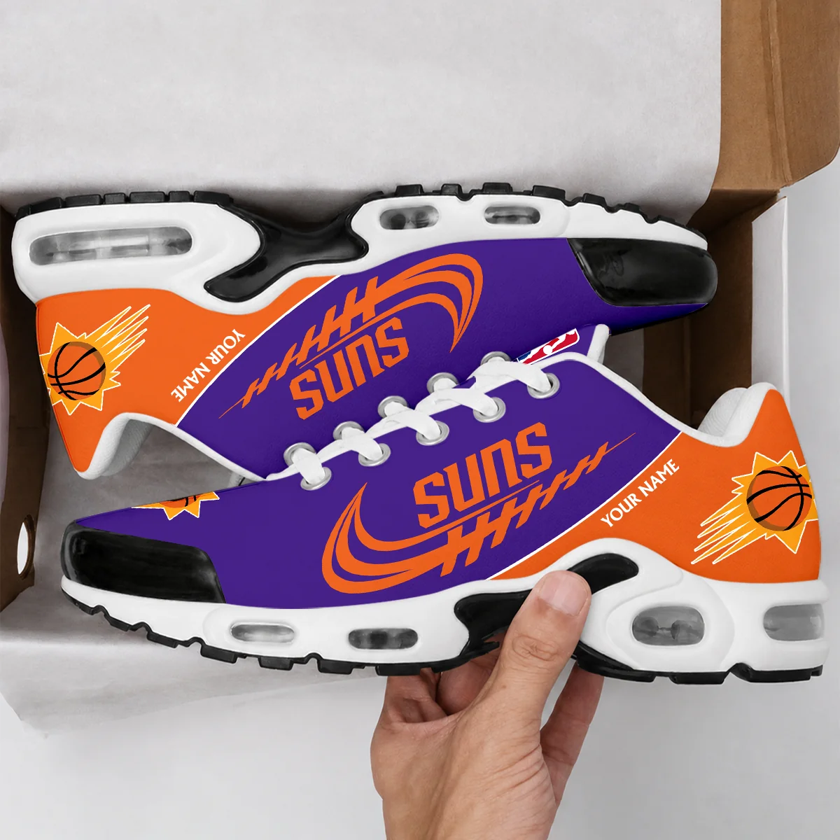Limited Edition – Customized NBA Phoenix Suns Air Max Plus Sneakers