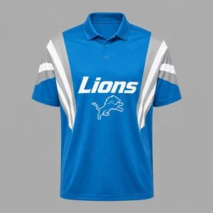 Limited Edition – Customized NFL Detroit Lions Polo Shirt