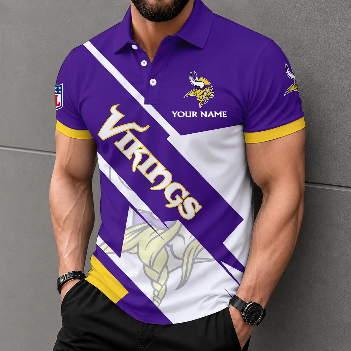 Limited Edition – Customized NFL Minnesota Vikings Polo Shirt