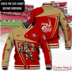 Limited Edition – Customized NFL San Francisco 49Ers Satin Varsity & Baseball Jacket