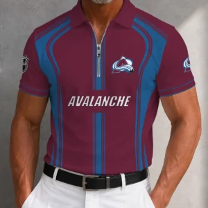 Limited Edition – Customized NHL Colorado Avalanche Zipper Polo Shirt