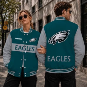 Limited Edition – Customized NFL Philadelphia Eagles Satin Varsity & Baseball Jacket