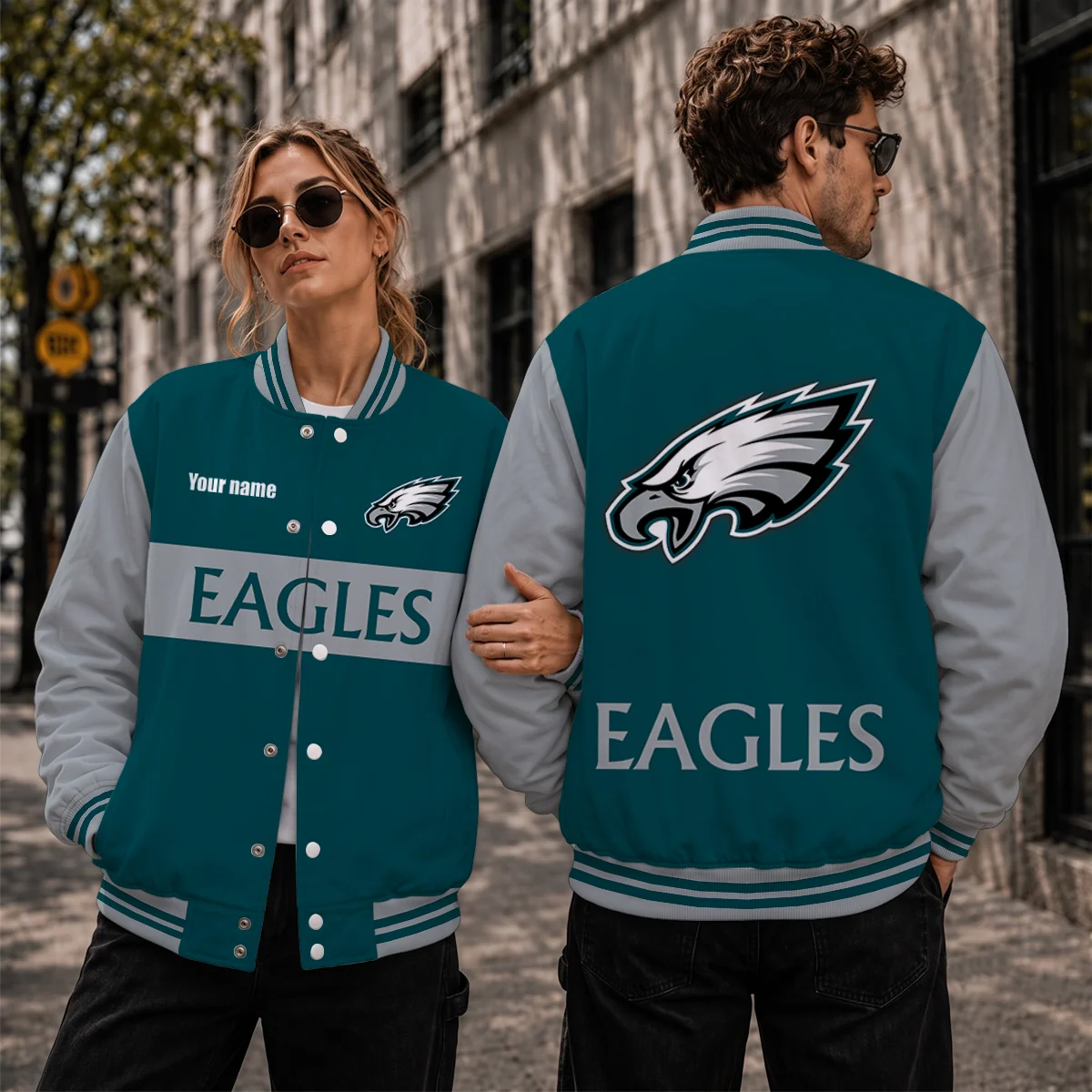 Limited Edition – Customized NFL Philadelphia Eagles Satin Varsity & Baseball Jacket