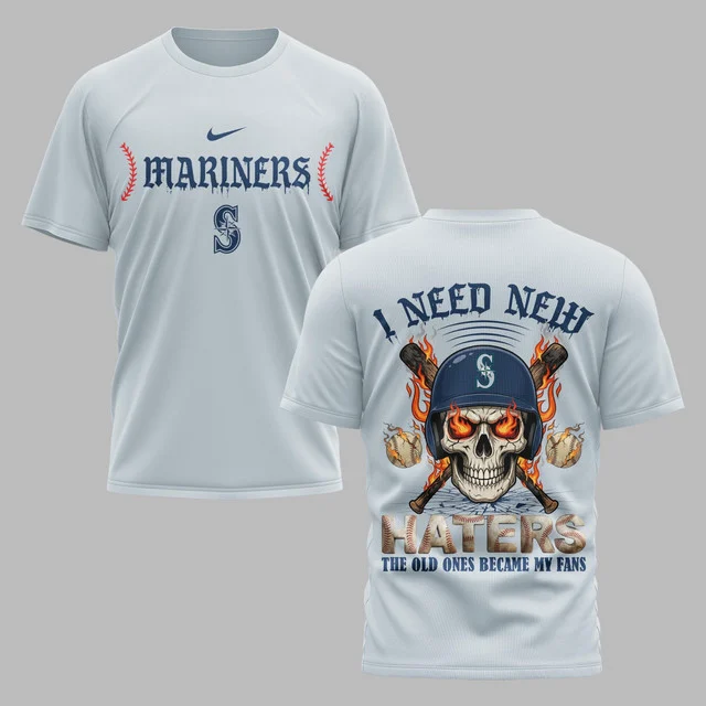 Limited Edition – Customized MLB Seattle Mariners Muticolor T-Shirt - Image 2