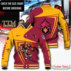 Limited Edition – Customized NFL Arizona Cardinals Satin Varsity & Baseball Jacket