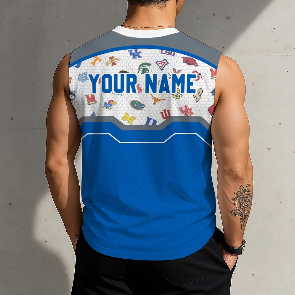 Limited Edition – Customized NCAA All Teams Men’s Gym Shirt - Image 2