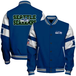 Limited Edition – Customized NFL Seattle Seahawks Satin Varsity & Baseball Jacket