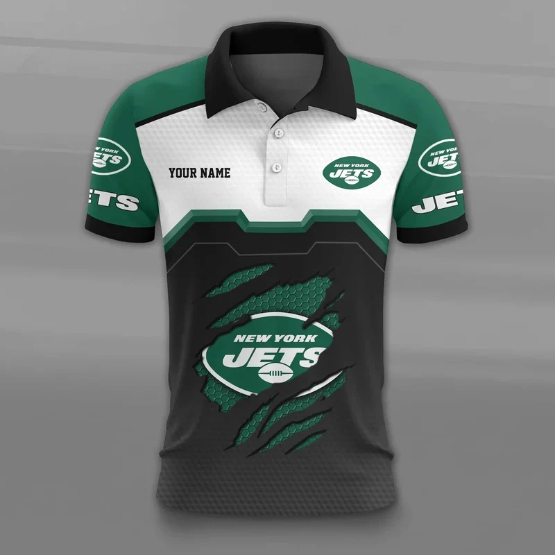 Limited Edition – Customized NFL New York Jets Polo Shirt