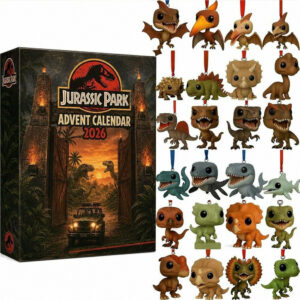 Jurassic Park 2026 Advent Calendar Jurassic Park Merch Best Gifts For Dinosaur