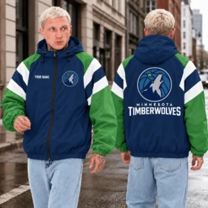 Limited Edition – Customized NBA Minnesota Timberwolves Windbreaker Jacket