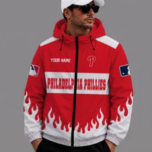 Limited Edition – Customized MLB Philadelphia Phillies Windbreaker Jacket