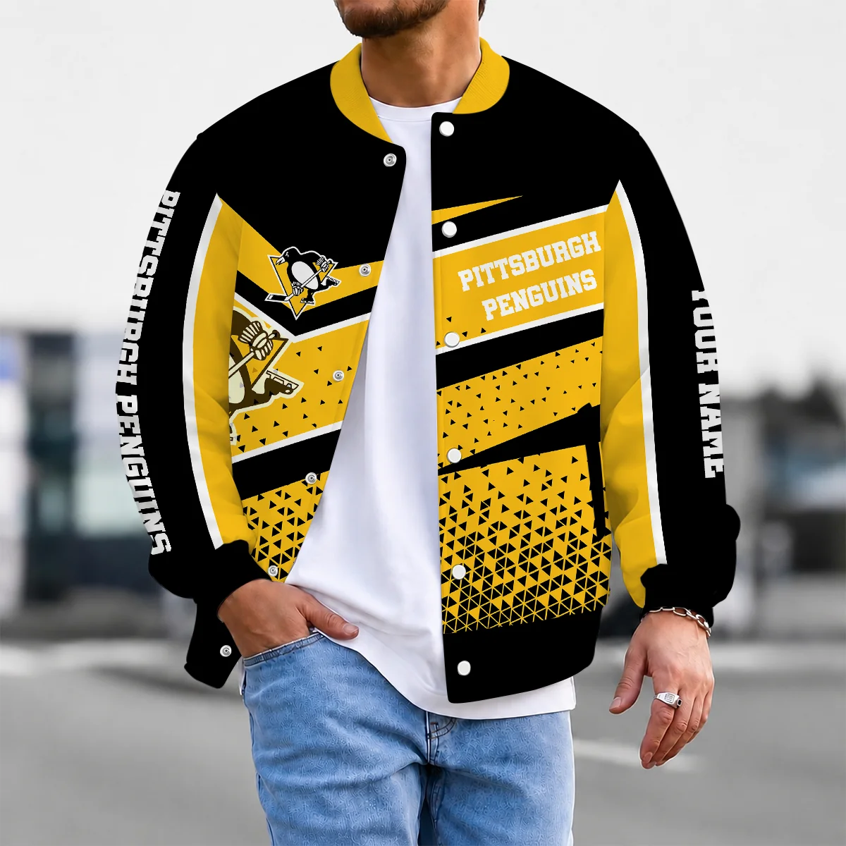 Limited Edition – Customized NHL Pittsburgh Penguins Satin Varsity Jacket & Baseball Jacket