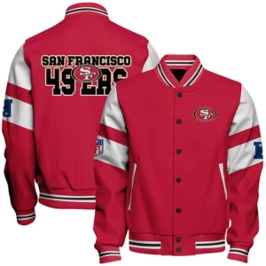 Limited Edition – Customized NFL San Francisco 49Ers Satin Varsity & Baseball Jacket