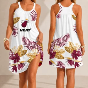 Limited Edition – Customized NBA Miami Heat Camisole Dress