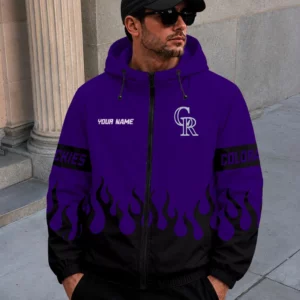 Limited Edition – Customized MLB Colorado Rockies Windbreaker Jacket