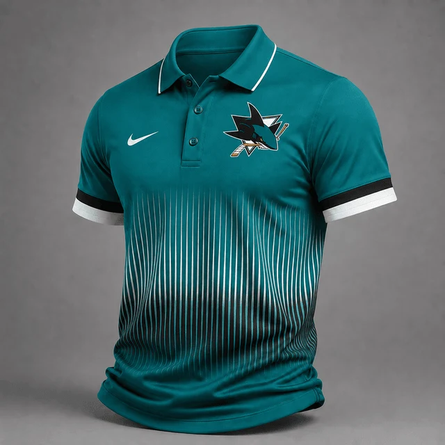 Limited Edition – Customized NHL San Jose Sharks Polo Shirt