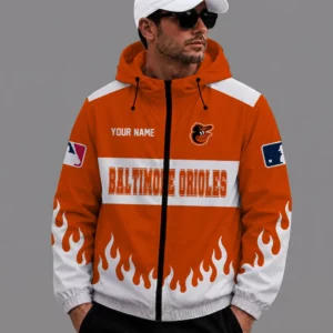 Limited Edition – Customized MLB Baltimore Orioles Windbreaker Jacket