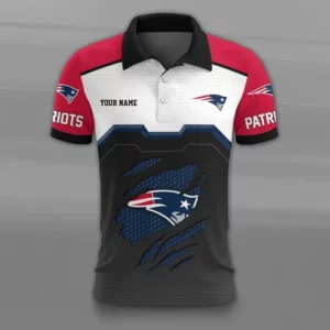 Limited Edition – Customized NFL New England Patriots Polo Shirt