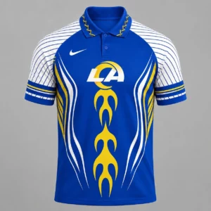 Limited Edition – Customized NFL Los Angeles Rams Polo Shirt