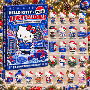 Hello Kitty x Pepsi 2026 Christmas Advent Calendar Kitty Pepsi Christmas Calendar