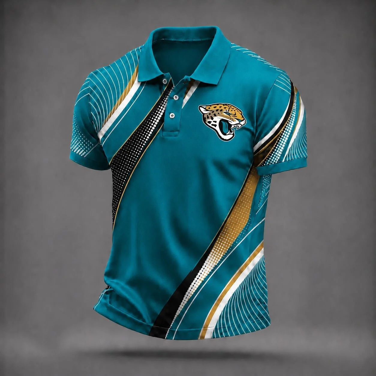 Limited Edition – Customized NFL Jacksonville Jaguars Polo Shirt