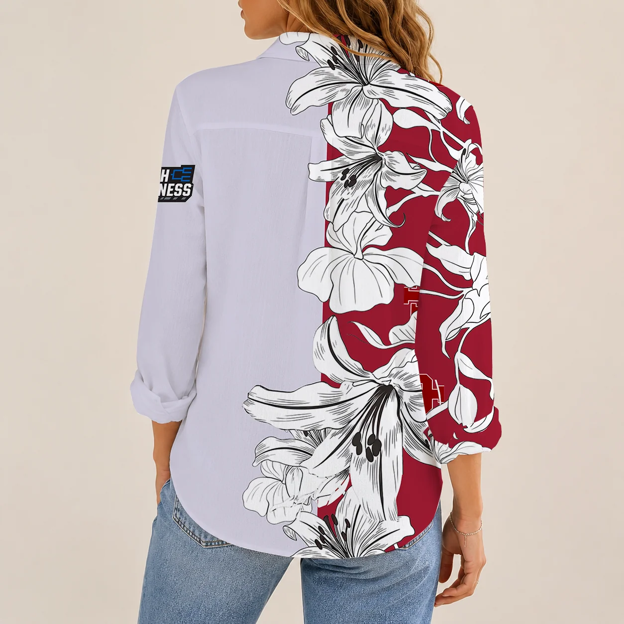 Limited Edition – Customized NCAA Indiana Hoosiers Strappy Women Casual Shirt - Image 2