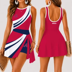 Limited Edition – Customized MLB Atlanta Braves Women’s Summer Skort Dress