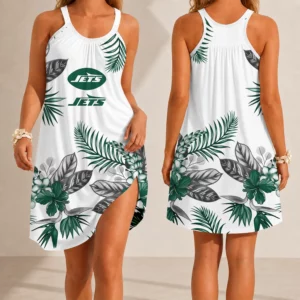 Limited Edition – Customized NFL New York Jets Camisole Dress