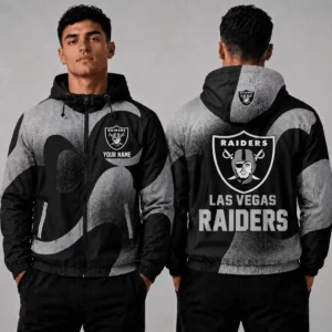 Limited Edition – Customized NFL Las Vegas Raiders Windbreaker Jacket