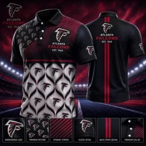 Limited Edition – Customized NFL Atlanta Falcons Polo Shirt