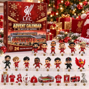 Liverpool FC Advent Calendar 2026 24 Days Of Soccer Christmas Countdown Fans Gift