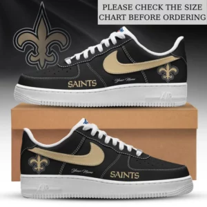 Limited Edition – Customized NFL New Orleans Saints Af1 Shoes