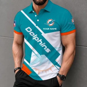 Limited Edition – Customized NFL Miami Dolphins Polo Shirt