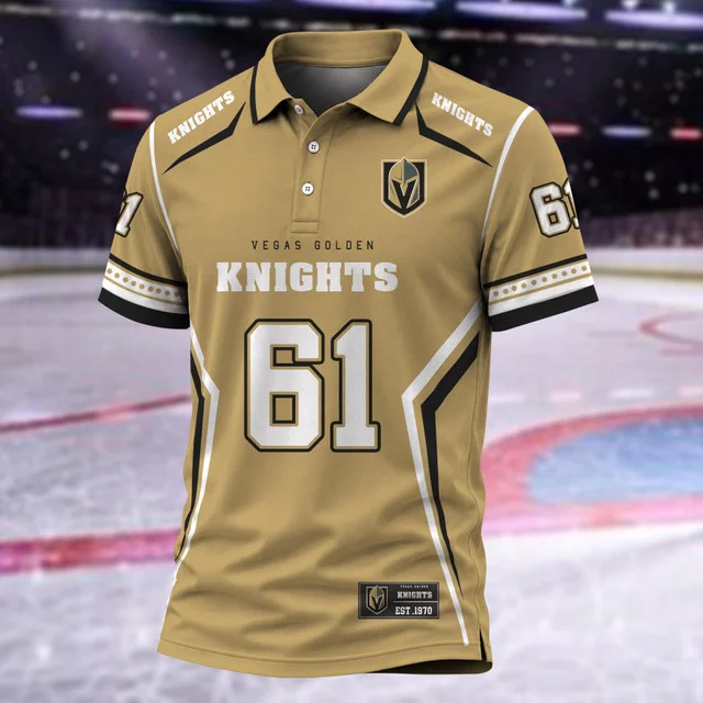 Limited Edition – Customized NHL Vegas Golden Knights Polo Shirt