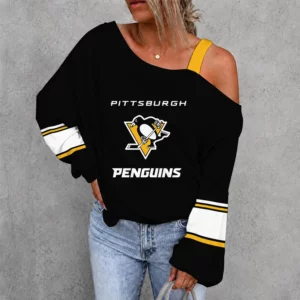 Limited Edition – Customized NHL Pittsburgh Penguins Drop Shoulder Sweatshirt