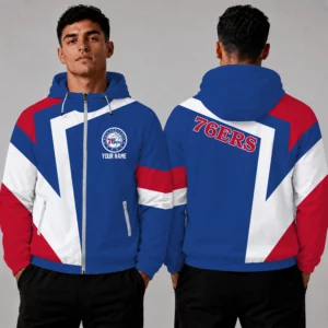 Limited Edition – Customized NBA Philadelphia 76Ers Windbreaker Jacket