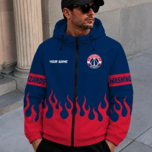 Limited Edition – Customized NBA Washington Wizards Windbreaker Jacket
