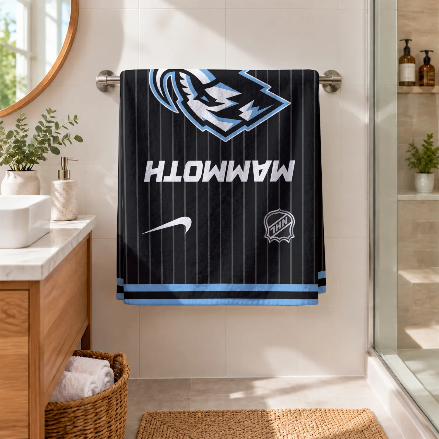 Limited Edition – Customized NHL Utah Mammoth Beach Towel - Image 2