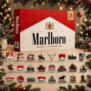 Marlboro Advent Calendar 2026 Christmas Countdown Decor Unique Gifts For Brother