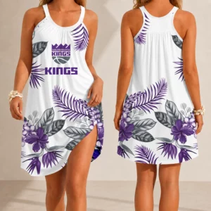 Limited Edition – Customized NBA Sacramento Kings Camisole Dress
