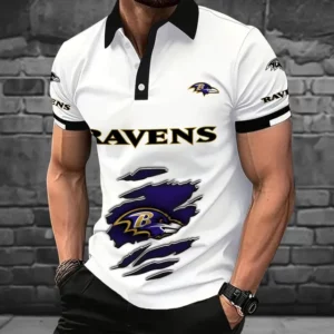 Limited Edition – Customized NFL Baltimore Ravens Polo Shirt