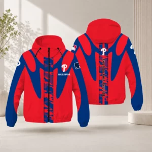 Limited Edition – Customized MLB Philadelphia Phillies Windbreaker Jacket