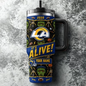 Limited Edition – Customized NFL Los Angeles Rams Halloween 40Oz Tumbler