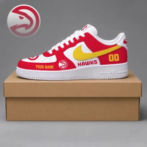 Limited Edition – Customized NBA Atlanta Hawks Af1 Sneakers